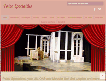 Tablet Screenshot of palcospecialties.com